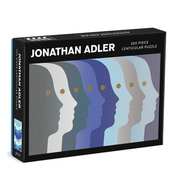 Galison Jonathan Adler Atlas 300 Piece Lenticular Puzzle From Galison - 17.75 X 11 Lenticular Jigsaw Puzzle Featuring Shifting I