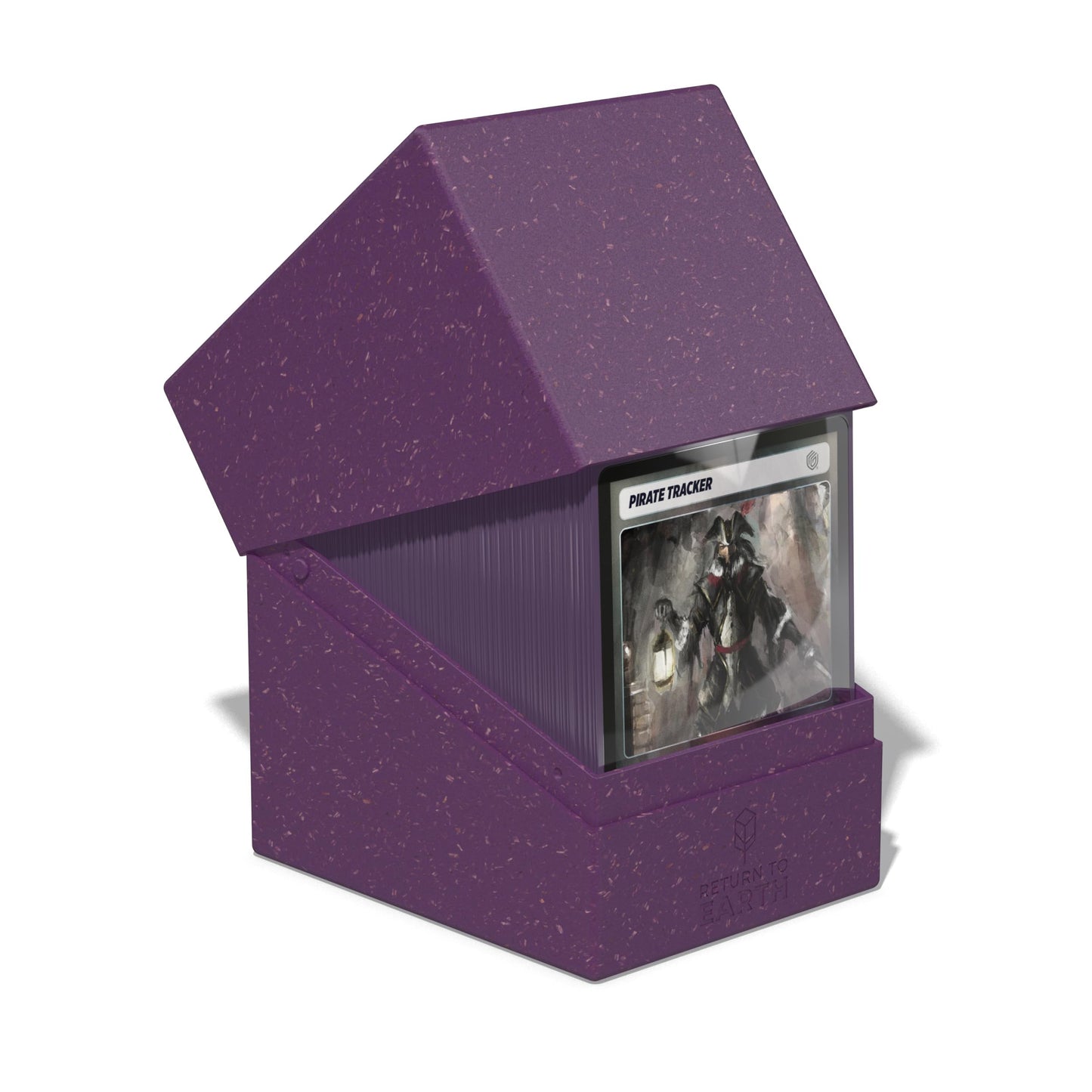 Ultimate Guard Rte Boulder 133+, Deck Case For 133 Double-Sleeved Tcg Cards, Purple, 87% Renewable, Made In Germany, Secure & Du