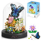 HIGH GODO Flower Bouquet Building Set, 530 PCS Micro Bricks, Colorful Bonsai Tree Kit, Perfect Birthday Gift for Women 12+