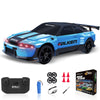 YUAN PLAN RC Drift Car 1/24 2.4GHz 4WD Remote Control Car RC Cars Toy Car for Boys Girls Birthday, Mini Drift RC Car with Light 