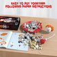 aphpaio Pennywise Clown Building Set - 299 Pcs Horror IT Movie Figure Kit, 5"x5"x10", Creative Halloween Gift for Kids and Adults