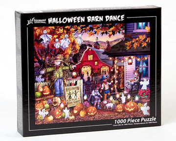 Vermont Christmas Company Halloween Barn Dance Jigsaw Puzzle 1000 Piece