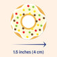 Donut Stickers Sheets Set, 1.5'' - 20 Sheets, 200 Stickers