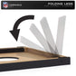 Wild Sports 2'x3' MDF Wood NFL Cornhole Set - Grey Wood Design - Convenient Carry Handles and 8 enhanced Bean Bags - Great for Tailgate Parties!