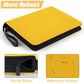 GERMUN 9 Pocket Card Binder  enhanced Zip Trading Card Binder  720 Double Sided Pocket PU Card Collection Binder  Collector Card Album  Card Folder for MTG  TCG  Sports Cards  Game Cards (YELLOW)