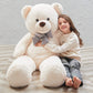 Maogolan Giant Teddy Bear Big 4 Feet Stuffed Animal Stuffed Bear Baby Shower Life Size Large Teddy For Girlfriend Boyfriend Wife Children