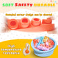 Large Particle Soft Building Block Toys With Storage Box With Pull Rods For Toddler Aged 18 Months To 6 Years Old.Preschool Toys