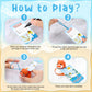Motionchic 24 Sets Dog Rubber Duckies, Mini Cruise Duck Tag Kit Includes 24 Small Dog Ducks 24 Cruising Tag Cards 24 Rubber Band