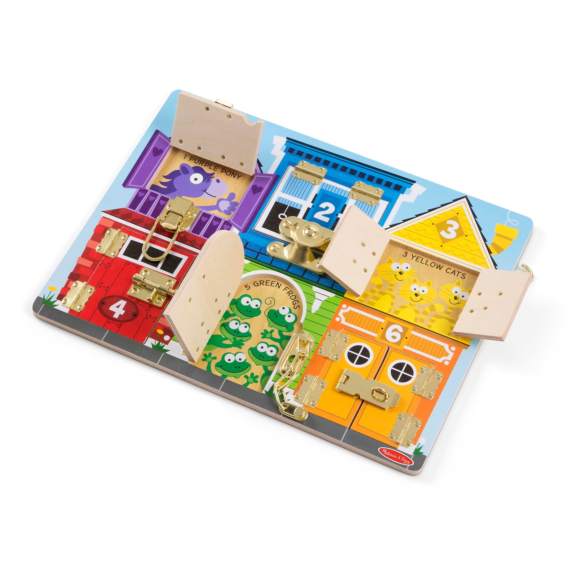 Melissa & Doug Latches Board, 1 EA