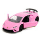 Jada Toys 1:32 Die-Cast Car - Pink Lamborghini Huracán Performante, Glossy Pink, Model 34661