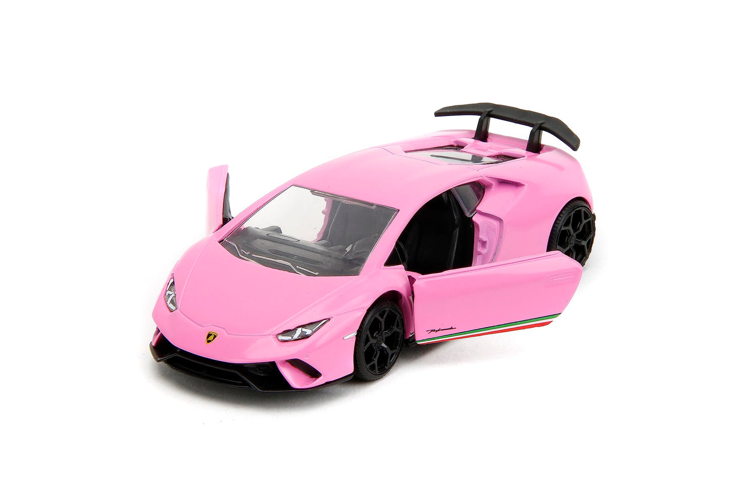 Jada Toys 1:32 Die-Cast Car - Pink Lamborghini Huracán Performante, Glossy Pink, Model 34661