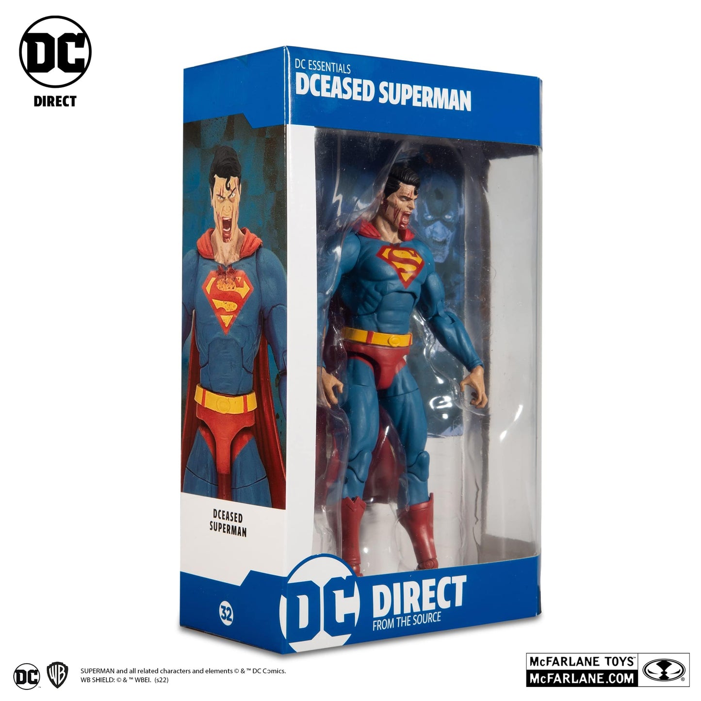 Mcfarlane Toys Dc Direct - Dc Essentials Dceased Superman 1:10 Scale Action Figure