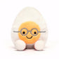 Jellycat Amuseables Boiled Egg Geek Stuffed Toy  Small 5.5 inches - Food Plush - Fun Gift Idea