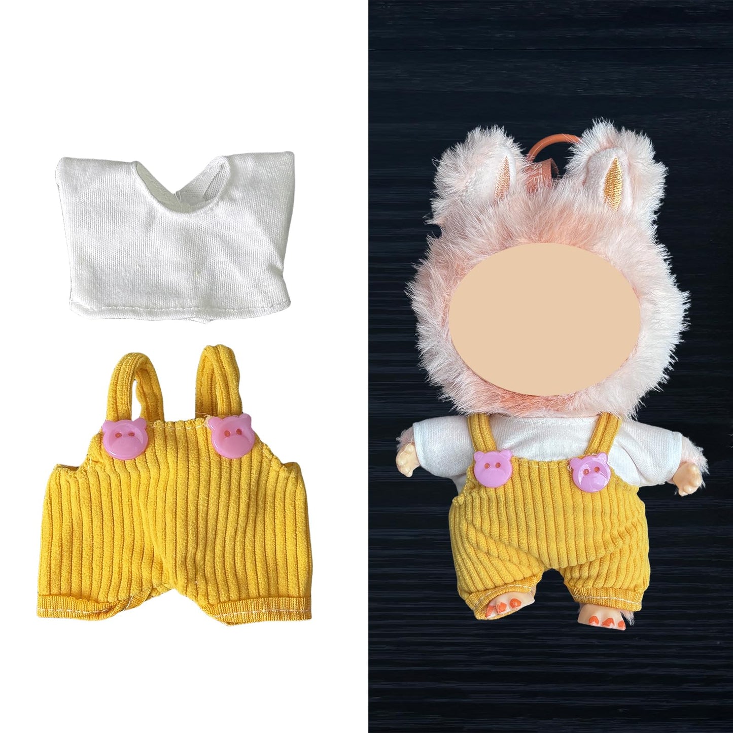 Doll Clothes - Compatible with LBB 5.91-6.7inch(15-17cm) Dolls as Accessories Only  enhanced Dolls Outfit with Accessories  Hand Crocheted Hat  Sweaters  Bag 20