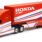 Kenworth Semi-Truck Red And White ''Team Honda Hrc'' 1/32 Diecast Model By New Ray