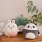 Casagood Soft Bunny Plush Hugging Pillow Cute White Rabbit Stuffed Animal Plushies Toy Bunny Rabbit Kids Stuffed Animals Plush Toys For Birthday, Valentine, Christmas 16 Inch