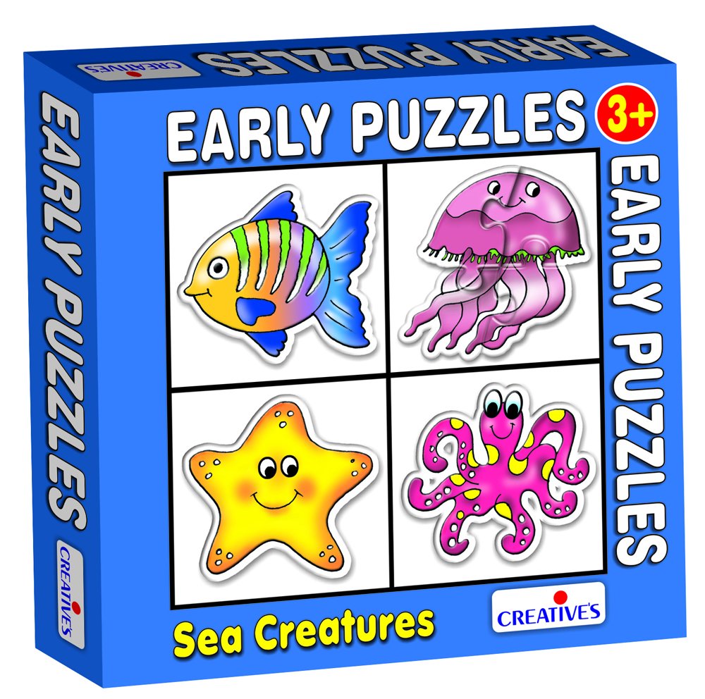 CreativeS Early Puzzles Step 1 Sea Creatures Puzzle | Educational Puzzles Game | Fun To Learn Game | Knowledge Of Sea Creature