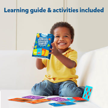 Skillmatics Thick Flash Cards For Toddlers - Letters, Numbers, Shapes & Colors, Easter Basket Stuffers, Montessori Toys, Preschool Learning Activities, Gifts For Kids Ages 1, 2, 3, 4 Years