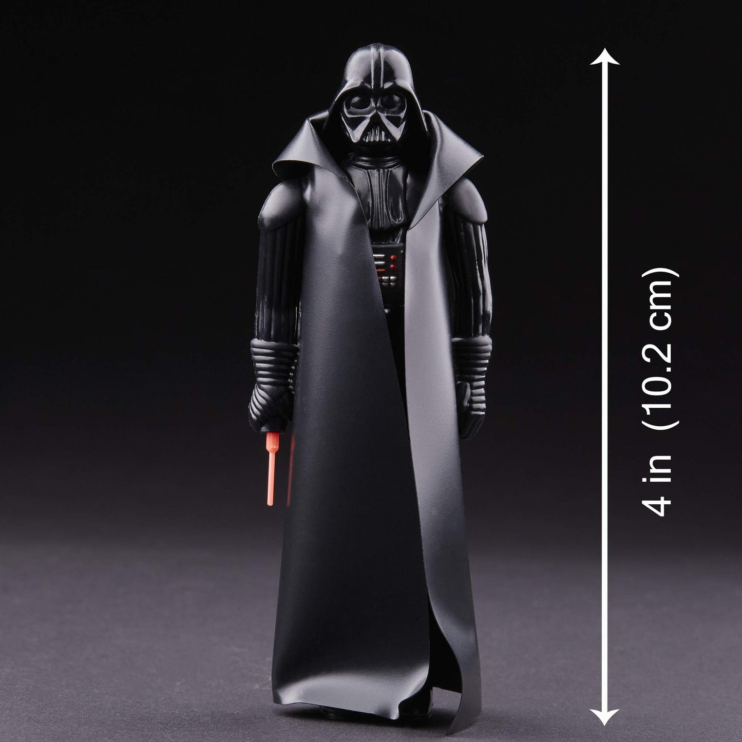 STAR WARS Retro Collection Darth Vader Figure, Black, Model E6265AS00, Plastic