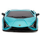 CMJ RC Cars Twin Pack: Lamborghini Sian & Police RC Cars, Plastic, Model 124TPPCS, Perfect for Racing Fans