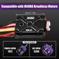 Injora Brushless Micro Mbl32 Esc & 1721 Purple Viper Motor For 1/18 Trx4M Rc Upgrade