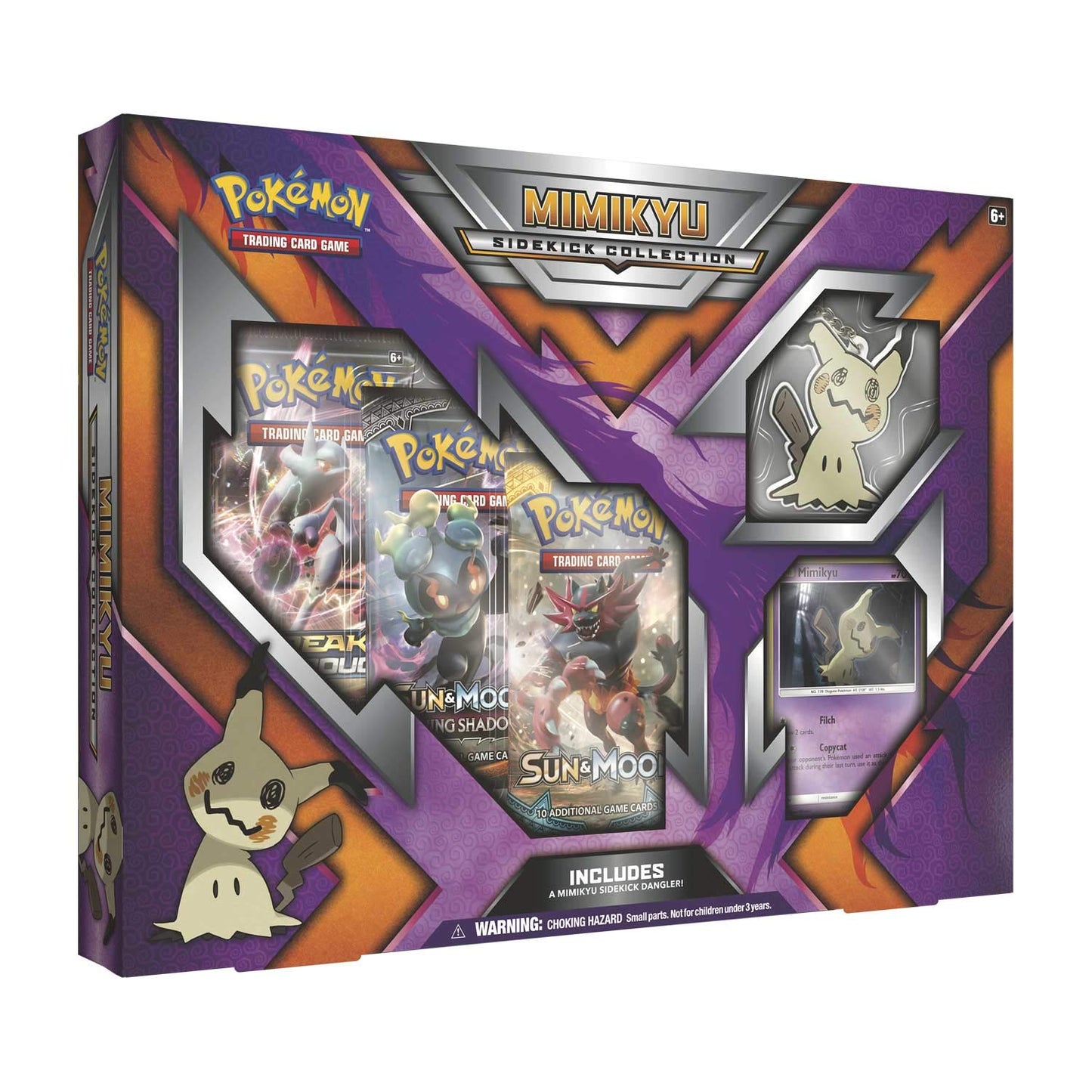 Pokemon TCG Mimikyu Sidekick Collection Box, Multicolor, Model 728192497759, Paper Material