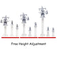Lixusia Combat Risers for Flying Miniatures - 8 Adjustable Tiers, Crystal White, DND TRPG Terrain Flight Stands