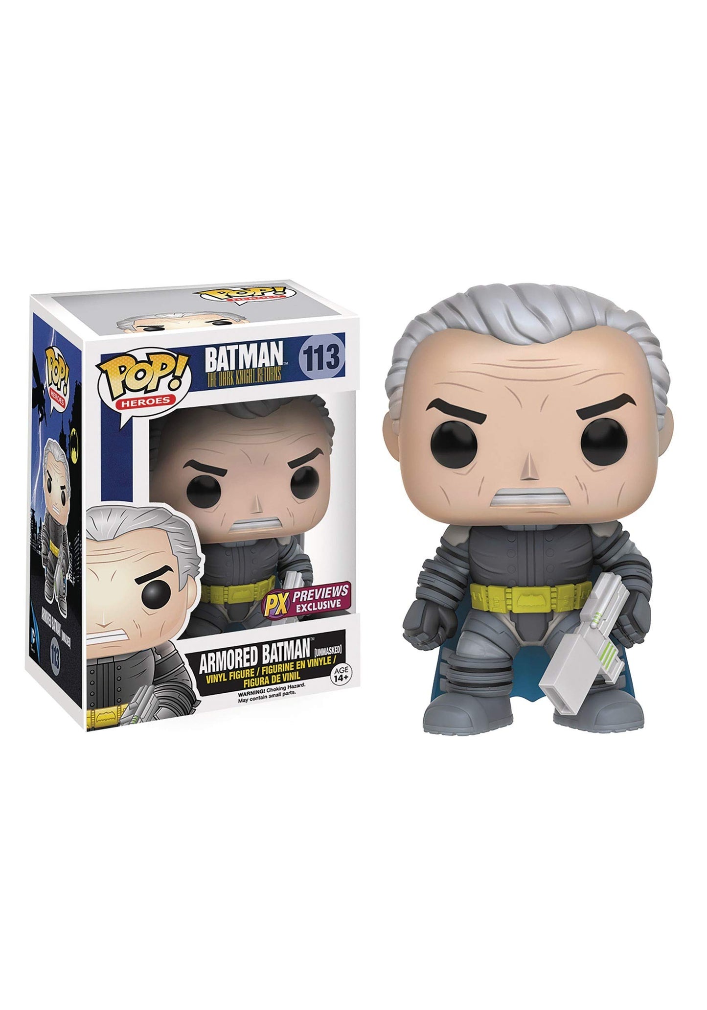 Funko Pop! Dc Heroes: The Dark Knight Returns Unmasked Armored Batman Vinyl Figure