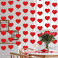 Capoda 8 Pcs Heart Party Decorations Red Heart Paper Garlands Hanging Banners for Sweet Day Birthday Party Wedding Anniversary S