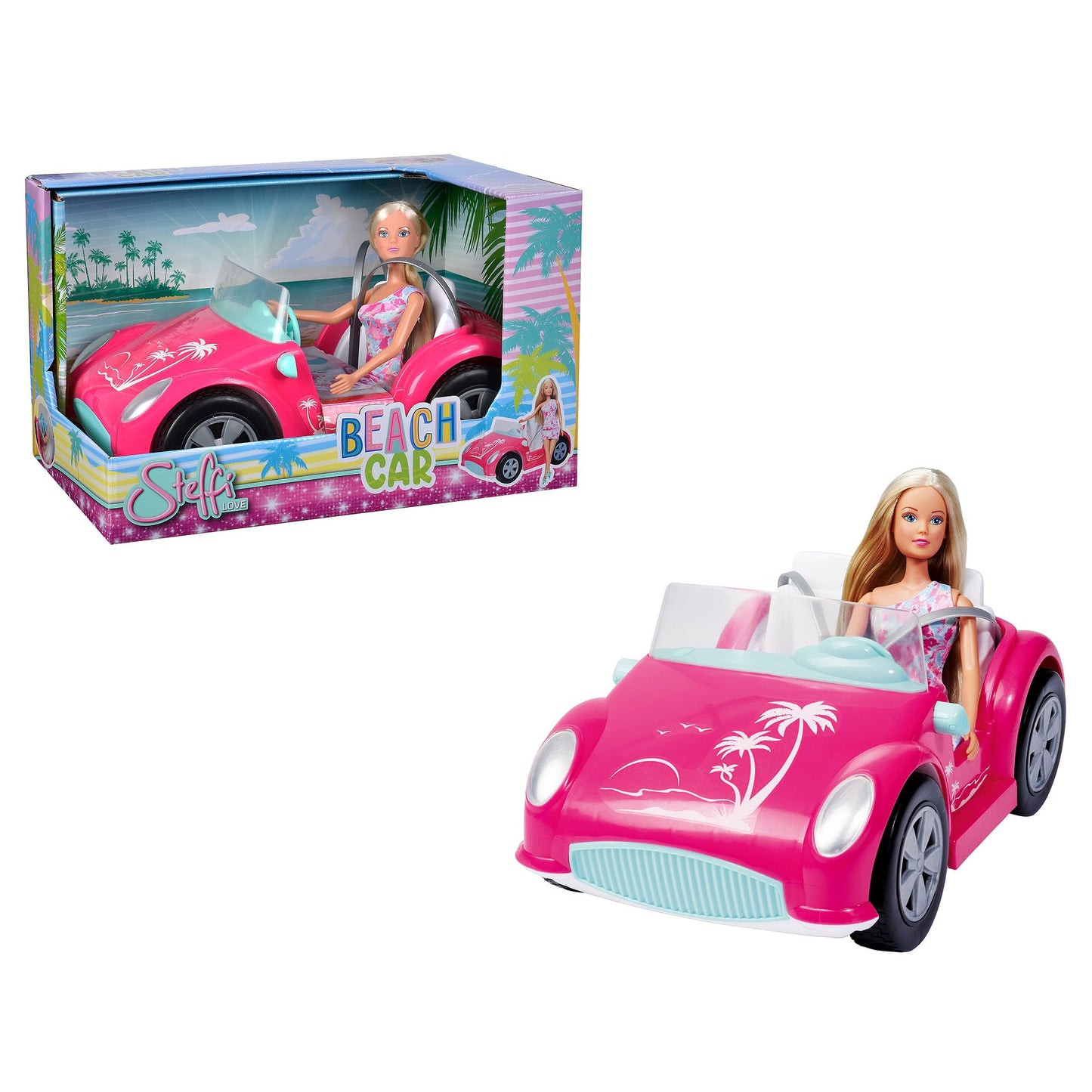 Simba Toys - Steffi Love Beach Car And Doll