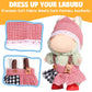 AICase for Labubu Clothes/for Labubu Outfits Clothes Set for 17cm Lububu Doll 2 Piece Set Hat Clothing for LA BUBU  Boys and Girls Stylish Adorable Dolls Clothes Accessories (No Doll)_07