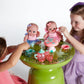 Jc Toys Lil Cutesies Twin 8.5' All Vinyl Dolls And Fairy Tea Set | Posable And Washable | Removable Outfits | Twin Dolls And Tea Accessories Ages 2+