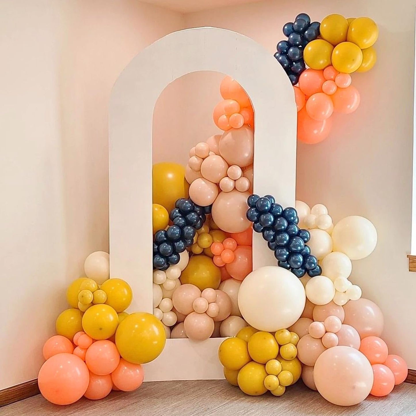 Yellow Balloons Different Sizes Matte Yellow Balloons 12 Inch 5 Inch 80 Pcs Lemon Yellow Latex Party Balloon Garland For Birthda