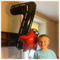 Race Car 7 Balloon, Number Balloons 40 Inch, 7Th Black Birthday Decorations For Kids Boys, Race Car Themed Party Decorations For