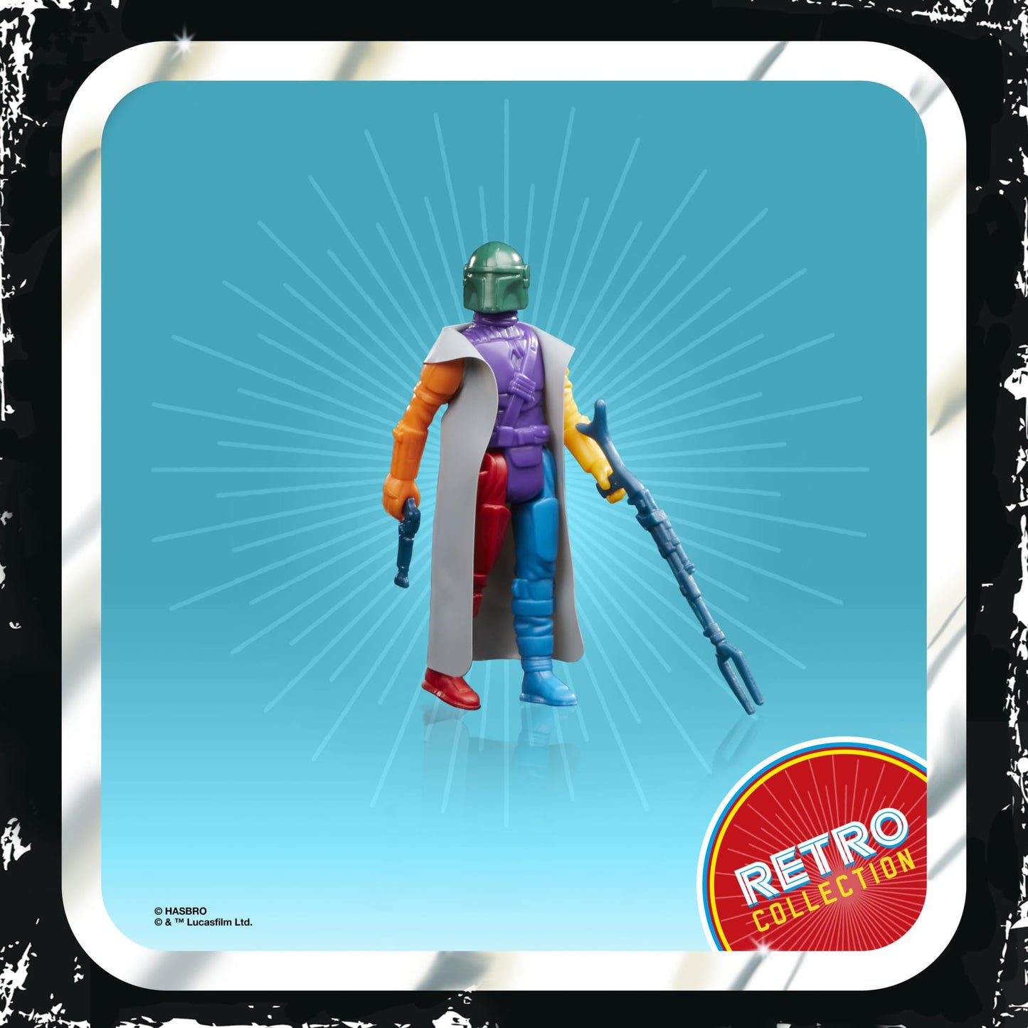 Star Wars Hasbro The Mandalorian Retro Collection - The Mandalorian (Prototype Edition) Figure 10 Cm