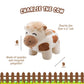 Follow Your Legend Charlie The Cow Plushie - 7    Cow Stuffed Animal, Stuffed Cow, Cow Plush, Fluffy Cow Stuffed Animal, Cow Gif