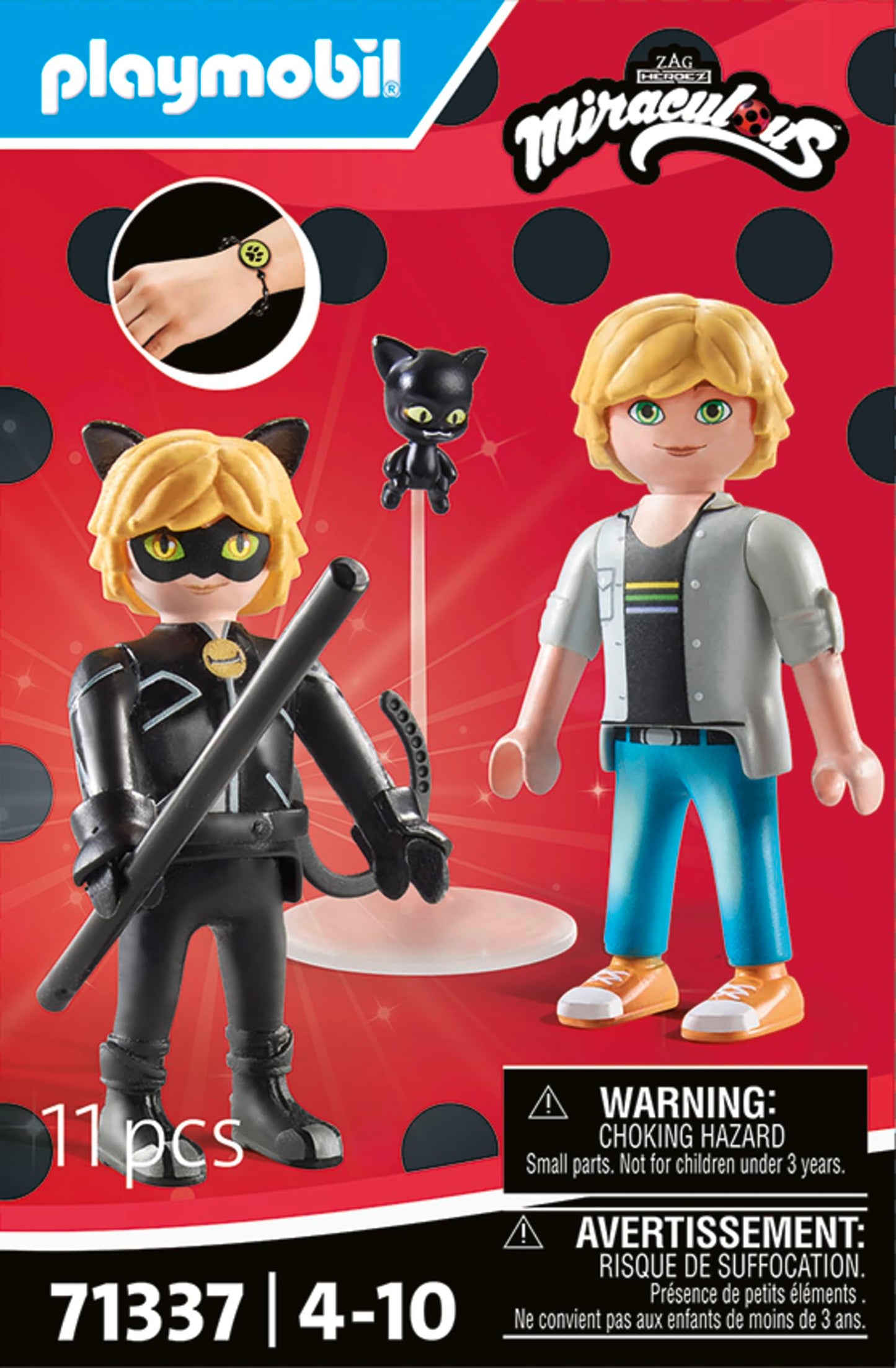 Playmobil Miraculous: Adrien & Cat Noir