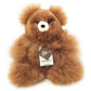 AlpacaNext Soft and Cuddly Baby Alpaca Teddy Bear - 9 inch. enhanced Alpaca Stuffed Animal Handmade on Genuine Alpaka Fur. Cute Bear (9 inches  Brown)