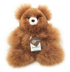AlpacaNext Soft and Cuddly Baby Alpaca Teddy Bear - 9 inch. enhanced Alpaca Stuffed Animal Handmade on Genuine Alpaka Fur. Cute Bear (9 inches  Brown)