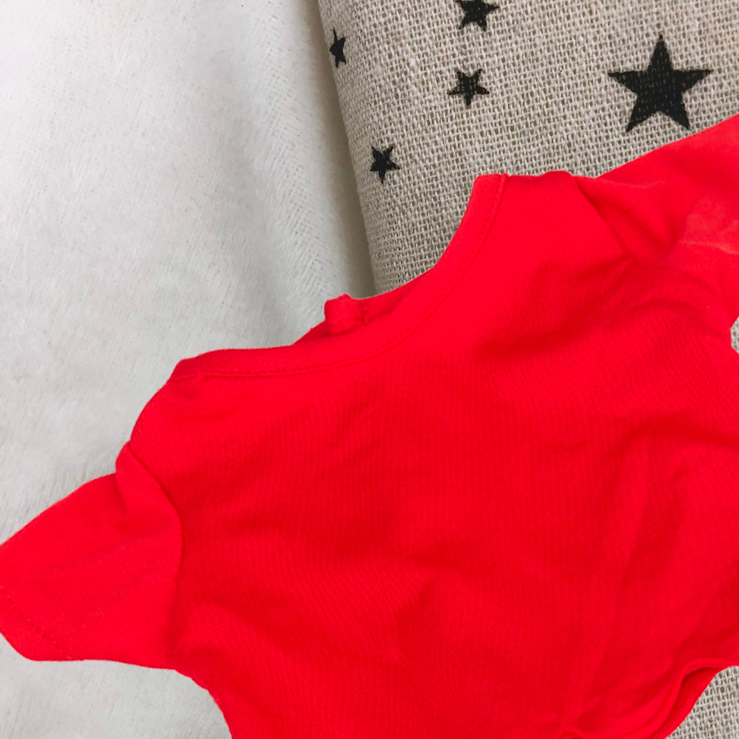 AugFrog 5 Pcs T-Shirts for 18 Inch Dolls, Summer Outfit Doll Clothes Accessories, Short Sleeved Classical Tee Fit - Red