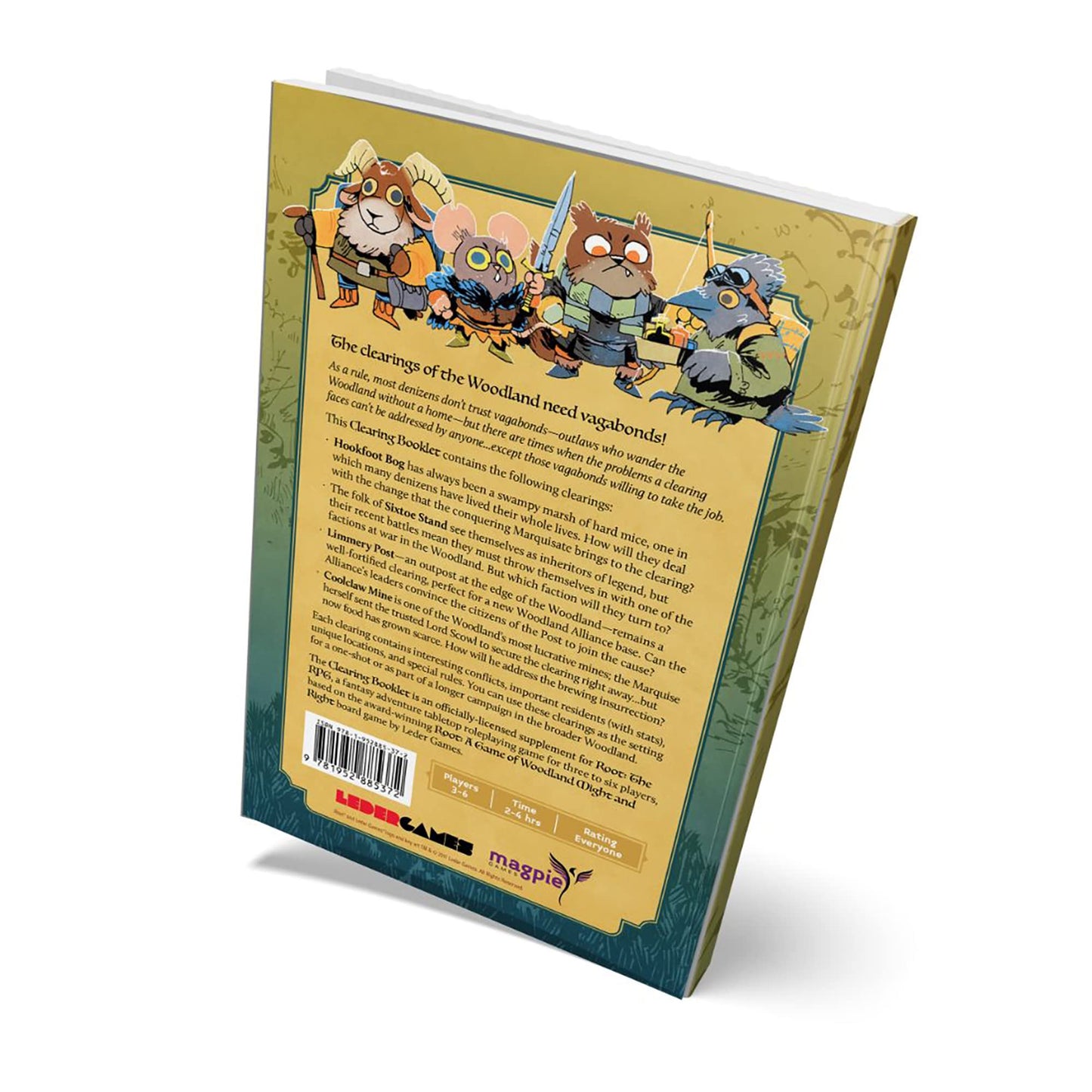 Magpie Games Root: The RPG - Clearing Booklet - A nutrition product for Root: The Roleplaying Game  Soft Cover RPG Booklet  Rated for Everyone
