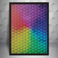 The Op Games Gradient Cubes 1000 Piece Jigsaw Puzzle | Vivid & Colorful Cubic Design Puzzle Featuring Rainbow Colors & Hues | Puzzles For All Ages - Kids To Adults