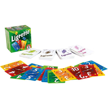 Schmidt Spiele Ligretto: Green - A Board Game 2-4 Players - Board Game For Family 20 Minutes Of Gameplay - Games For Family Game Night - For Kids And Adults Ages 8+ - English Version