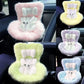 NUJOLI La-bubu Car Seat, Car Air Vent Safety Seat, Perfect for Car Decoration and Display, Suitable for 17cm La-bubu Dolls, Cute