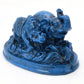 Feng Shui Blue Elephant And Rhinoceros For Protection + Free Red String Bracelet C1008