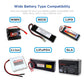 Tenergy 1S-6S Digital Battery Pack Charger for Li-Fe/Li-PO/NiCd/NiMH Packs Balance Charger Discharger w/Tamiya/JST/EC3/HiTec/Dea