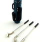 Dollhouse Miniature 1:12 Scale Blue Golf Bag with 3 Clubs #G8032b
