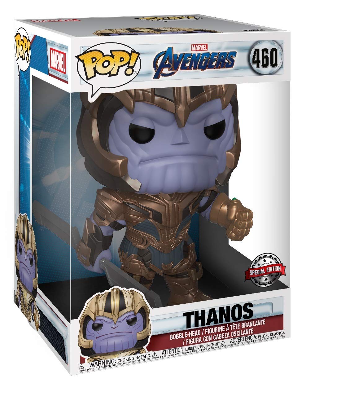 Funko Pop! Figure Marvel Avengers Endgame Thanos 25 Cm - Collectible Vinyl Figure - Gift Idea - Official Merchandise - Toys for Children and mature-themeds - Movies Fans