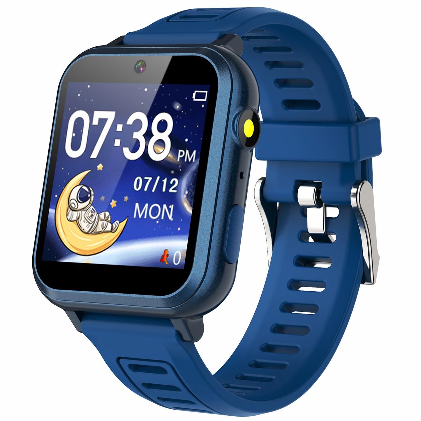 Kids Game Smart Watch For Kids With 24 Puzzle Games Hd Touch Screen Camera Music Player Pedometer Alarm Clock Calculator Flashlight 12/24Hr Kids Watches Gift For 4-12 Year Old Boys Toys For Kids