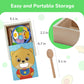 Bimi Boo Wooden Feeding Toy for Toddlers Ages 1-4+ - Pretend Food Game for Preschoolers, Play Food Set for Kids, Learning Resour